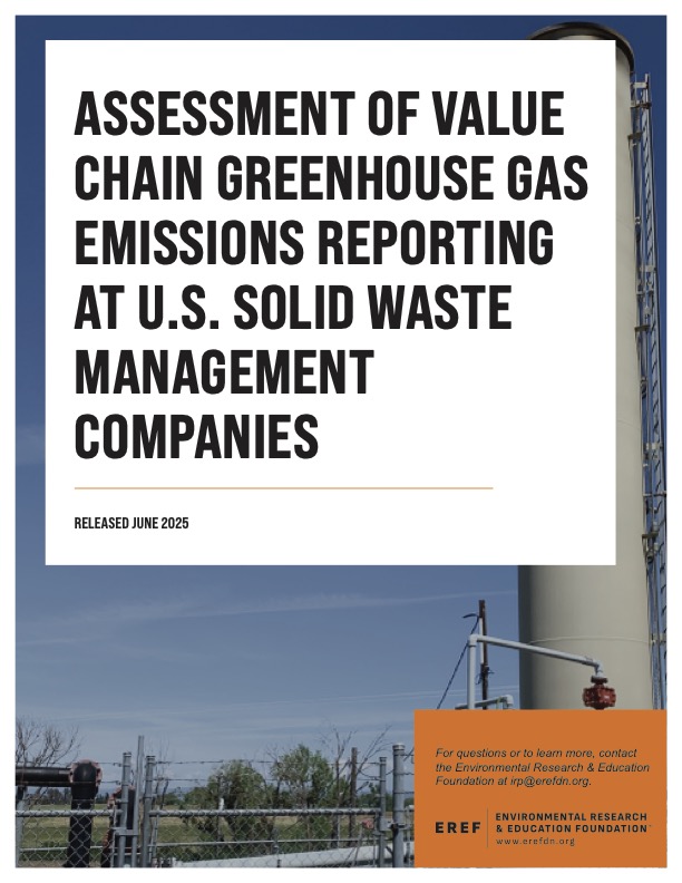 Assessment of Value Chain Greenhouse Gas Emissions Reporting at U.S. Solid Waste Management Companies
