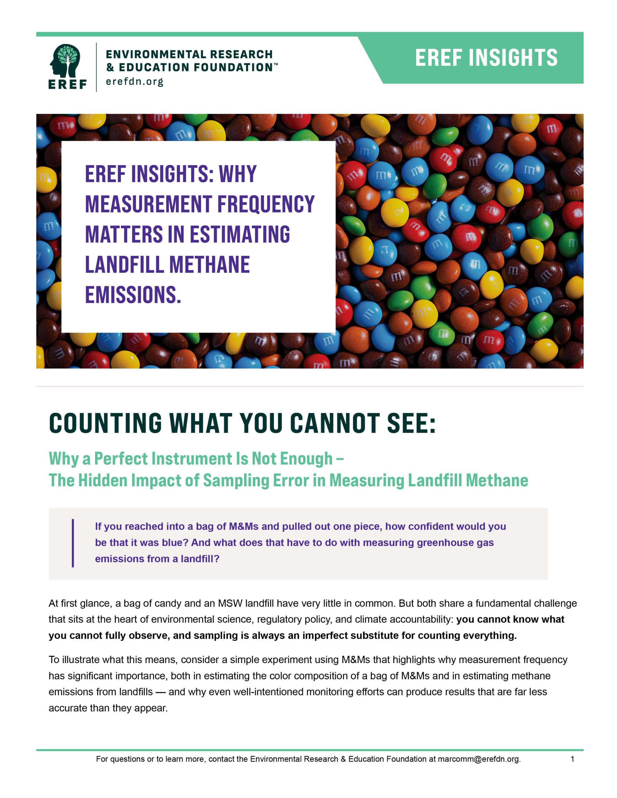 Why Measurement Frequency Matters in Estimating Landfill Methane Emissions